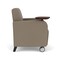 Lesro Siena Lounge Reception Guest Chair W/ Swivel Tablet, 27 in W 29.5 in L 32.5 in H SN1101 - alternate 3